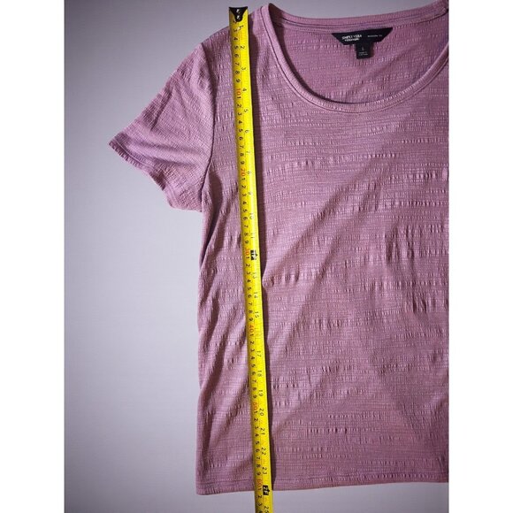 NWT Simply Vera S Lilac Modern Tee Short Sleeve Top - Picture 9 of 12